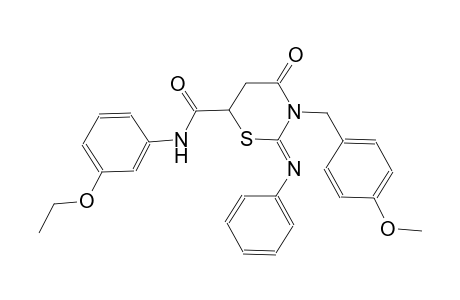 2H-1,3-thiazine-6-carboxamide, N-(3-ethoxyphenyl)tetrahydro-3-[(4-methoxyphenyl)methyl]-4-oxo-2-(phenylimino)-, (2Z)-