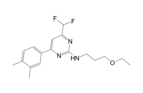 2-pyrimidinamine, 4-(difluoromethyl)-6-(3,4-dimethylphenyl)-N-(3-ethoxypropyl)-