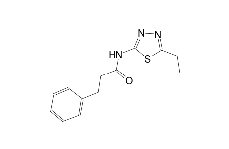 N-(5-ethyl-1,3,4-thiadiazol-2-yl)-3-phenylpropanamide