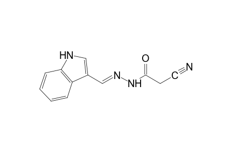 cyanoacetic acid, (3-indoylmethylidene)hydrazide
