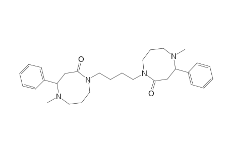 1-[4-(2-keto-5-methyl-4-phenyl-1,5-diazocan-1-yl)butyl]-5-methyl-4-phenyl-1,5-diazocan-2-one