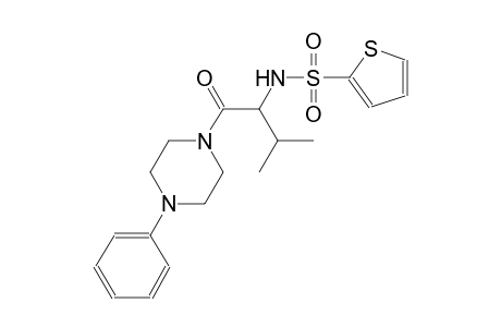 N-{2-methyl-1-[(4-phenyl-1-piperazinyl)carbonyl]propyl}-2-thiophenesulfonamide