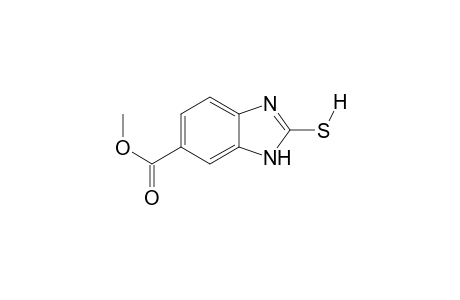 1H-1,3-Benzimidazole-6-carboxylic acid, 2-mercapto-, methyl ester