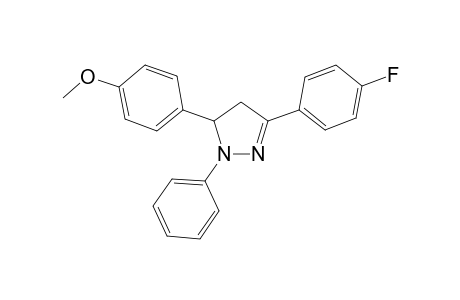 3-(4-Fluorophenyl)-5-(4-methoxyphenyl)-1-phenyl-4,5-dihydro-1H-pyrazole