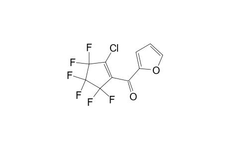 1-chloro-2-(2'-furoyl)-3,3,4,4,5,5-hexafluorocyclopentene