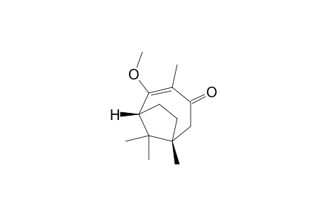 (1R,6R)-2-methoxy-3,6,9,9-tetramethyl-4-bicyclo[4.2.1]non-2-enone