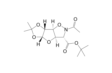 [1,3]Dioxolo[4,5]furo[2,3-d]isoxazole-3-carboxylic acid, 2-acetylhexahydro-6,6-dimethyl-, 1,1-dimethylethyl ester, [3S-(3.alpha.,3a.alpha.,4a.beta.,7a.beta.,7b.alpha.)]-