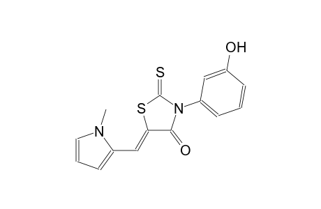 (5Z)-3-(3-hydroxyphenyl)-5-[(1-methyl-1H-pyrrol-2-yl)methylene]-2-thioxo-1,3-thiazolidin-4-one