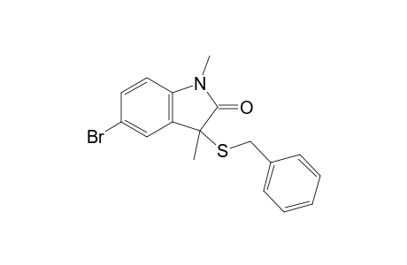 3-(Benzylthio)-5-bromo-1,3-dimethylindolin-2-one