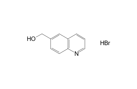 6-quinolinemethanol, hydrobromide