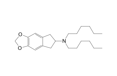 5,6-Methylenedioxy-2-(N,N-dihexylamino)indane