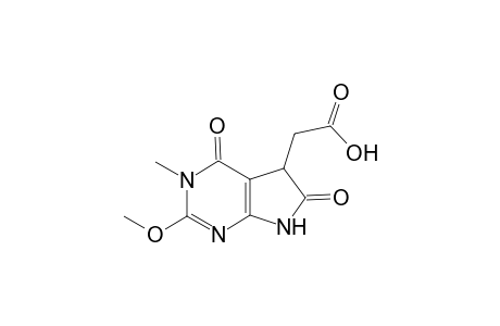 2-(2-Methoxy-3-methyl-4,6-dioxo-5,7-dihydropyrrolo[2,3-d]pyrimidin-5-yl)acetic acid