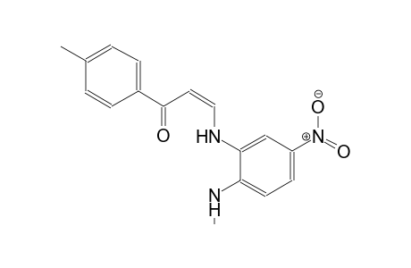 (2Z)-3-[2-(methylamino)-5-nitroanilino]-1-(4-methylphenyl)-2-propen-1-one