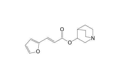 (E)-3-(2-furanyl)-2-propenoic acid 1-azabicyclo[2.2.2]octan-3-yl ester