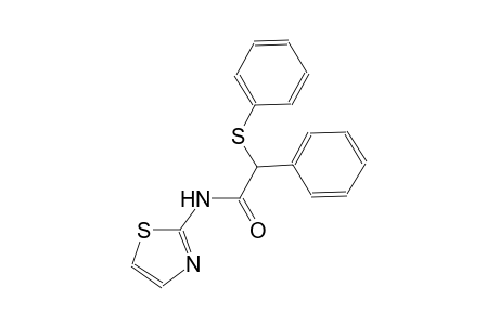 2-phenyl-2-(phenylsulfanyl)-N-(1,3-thiazol-2-yl)acetamide