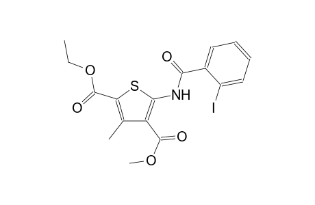 2-ethyl 4-methyl 5-[(2-iodobenzoyl)amino]-3-methyl-2,4-thiophenedicarboxylate