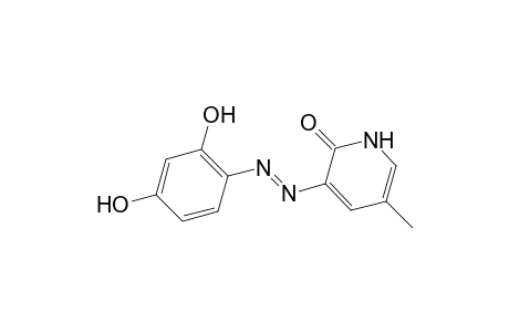 Resorcinol, 4-[(2-hydroxy-5-methyl-3-pyridyl)azo]-
