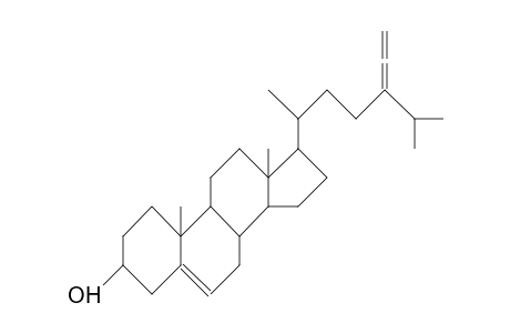 24-Ethyl.delta./5,24(28),28/-cholestatriene-3.beta.-ol