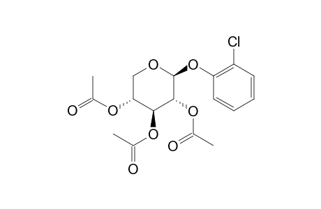 o-CHLOROPHENYL beta-D-XYLOPYRANOSIDE, TRIACETATE