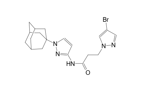 N-[1-(1-adamantyl)-1H-pyrazol-3-yl]-3-(4-bromo-1H-pyrazol-1-yl)propanamide
