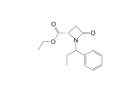 Ethyl 4-oxo-1-((S)-1-phenylpropyl)azetidine-2-carboxylate