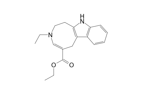 (4E)-3-ethyl-1,2,6,11-tetrahydroazocino[4,5-b]indole-5-carboxylic acid ethyl ester