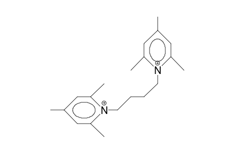 1,4-Bis(2,4,6-trimethyl-1-pyridinio) butane dication