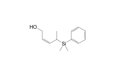 (Z)-4-(Dimethylphenylsilyl)-pent-2-en-1-ol
