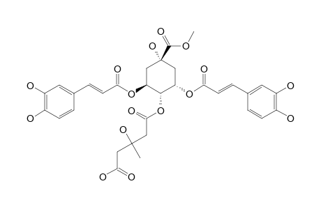 METHYL_3,5-DI-O-CAFFEOYL-4-O-(3-HYDROXY-3-METHYL)-GLUTAROYLQUINATE