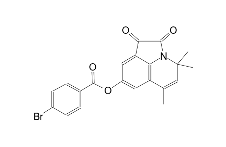 Benzoic acid, 4-bromo-, 1,2-dihydro-4,4,6-trimethyl-1,2-dioxo-4H-pyrrolo[3,2,1-ij]quinolin-8-yl ester