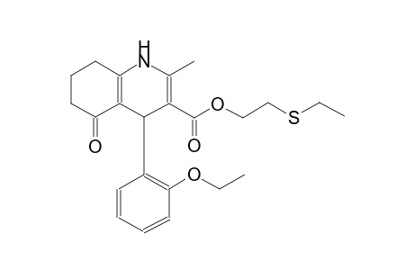 3-quinolinecarboxylic acid, 4-(2-ethoxyphenyl)-1,4,5,6,7,8-hexahydro-2-methyl-5-oxo-, 2-(ethylthio)ethyl ester