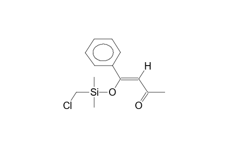 (Z)-4-[DIMETHYL(CHLOROMETHYL)SILOXY]-4-PHENYL-3-BUTEN-2-ONE