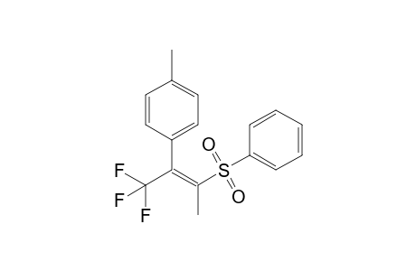 (E)-2-(4-Methylphenyl)-3-(phenylsulfonyl)-1,1,1-trifluorobut-2-ene