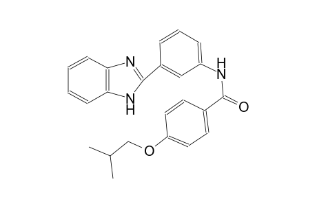 benzamide, N-[3-(1H-benzimidazol-2-yl)phenyl]-4-(2-methylpropoxy)-