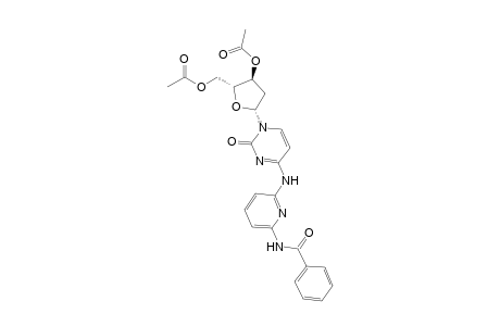 3',5'-O-Diacetyl-N4-(N6-benzoyl-6-aminopyridin-2-yl)-2'-deoxycytidine