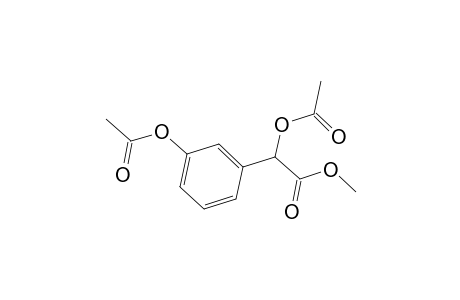 Benzeneacetic acid, .alpha.,3-bis(acetyloxy)-, methyl ester