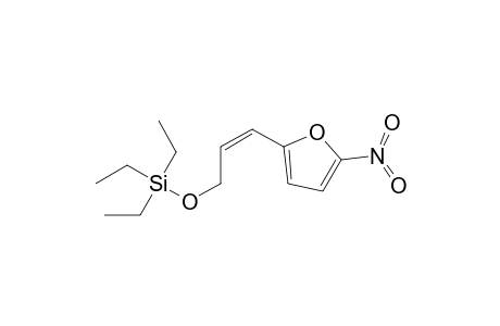 cis-triethyl{[3-(5-nitro-2-furyl)-2-propenyl]oxy}silane
