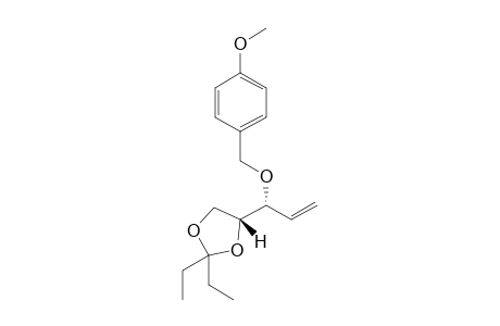 (3R)-3-[(4R)-2,2-Diethyl-[1,3]dioxolan-4-yl]-3-(4-methoxybenzyloxy)propene