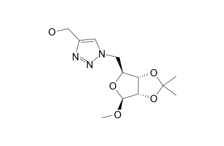 METHYL-5-DEOXY-5-C-(4-HXDROXYMETHYL-1,2,3-TRIAZOL-1-YL)-2,3-O-ISOPROPYLIDENE-BETA-D-RIBOFUTANOSIDE