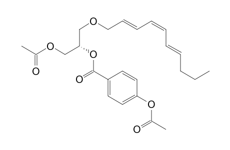 (+)-(S)-1-[(Acetoxy)methyl]-2-([(4E,6E,8E)-dodeca-4,6,8-trienyl]oxy)ethyl 4-Acetoxybenzoate