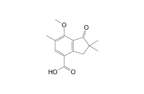 7-Methoxy-2,2,6-trimethyl-1-oxoindan-4-carboxylic acid