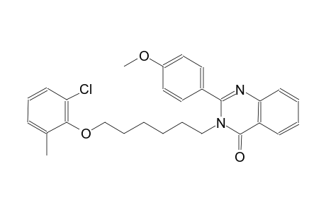 3-[6-(2-chloro-6-methylphenoxy)hexyl]-2-(4-methoxyphenyl)-4(3H)-quinazolinone