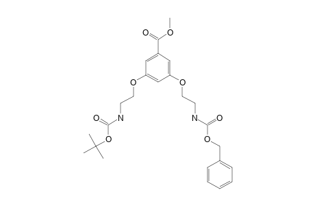 3-[2-(benzyloxycarbonylamino)ethoxy]-5-[2-(tert-butoxycarbonylamino)ethoxy]benzoic acid methyl ester