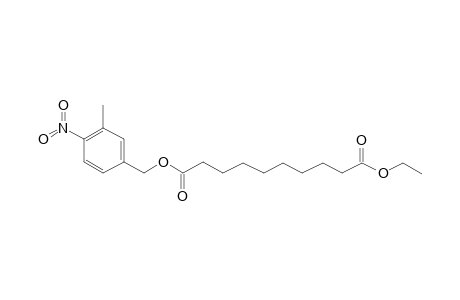 Sebacic acid, ethyl 3-methyl-4-nitrobenzyl ester