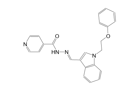 N'-{(E)-[1-(2-phenoxyethyl)-1H-indol-3-yl]methylidene}isonicotinohydrazide