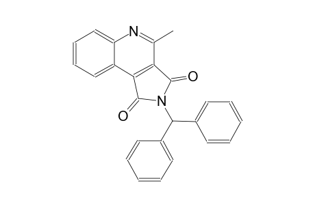 1H-pyrrolo[3,4-c]quinoline-1,3(2H)-dione, 2-(diphenylmethyl)-4-methyl-