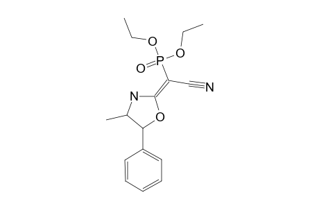(E)-[(CYANO)-(4-METHYL-5-PHENYLOXAZOLIDIN-2-YLIDEN)-METHYL]-PHOSPHONIC-ACID-DIETHYLESTER