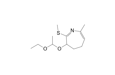 7-Methyl-2-(methylsulfanyl)-3-(1-ethoxyethoxy)-4,5-dihydro-3H-azepine