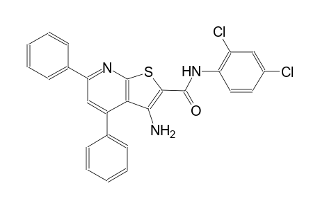 3-amino-N-(2,4-dichlorophenyl)-4,6-diphenylthieno[2,3-b]pyridine-2-carboxamide