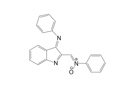 N-Phenyl-N-(2-phenylimino-3H-indol-3-ylmethyene)amine N-oxide